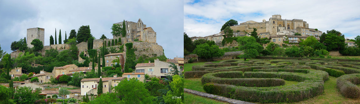 Le village de Roussas et le village de Grignan à visiter dans la Drome