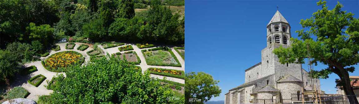 Visiter le jardin des herbes à La garde Adhémar dans la Drome